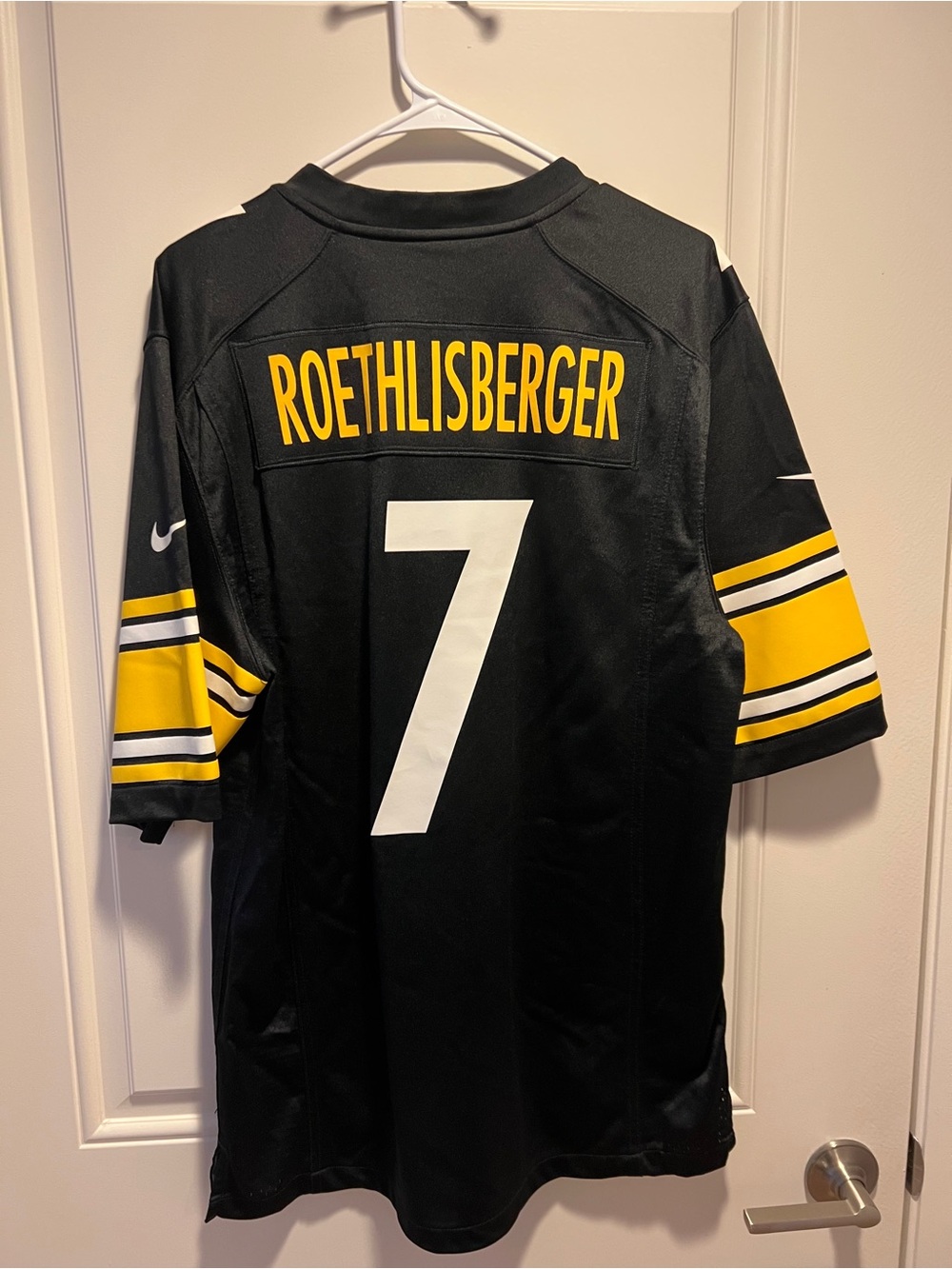 Men's Black Ben Roethlisberger #7 Football Jersey